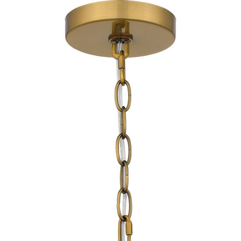 Malia 4 Light 20 inch Brushed Gold Pendant Ceiling Light