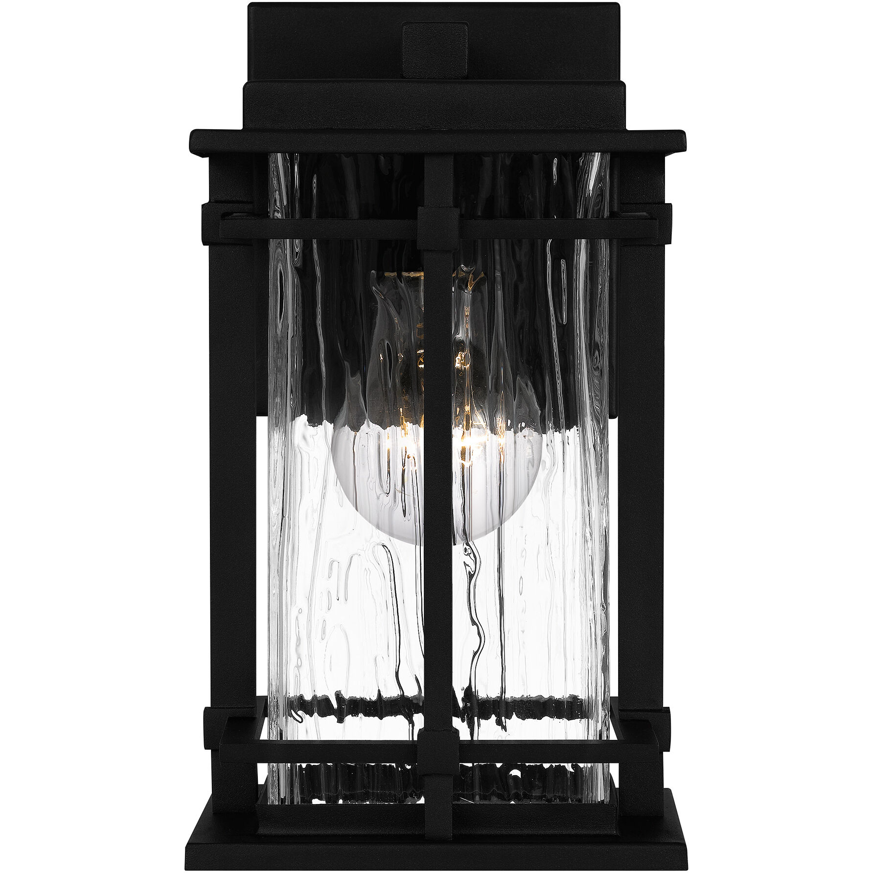 McAlister 1 Light 10 inch Earth Black Outdoor Wall Lantern
