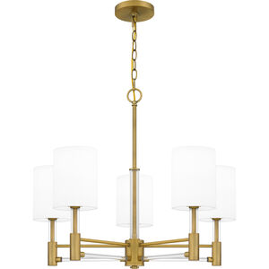 Gretchen 5 Light 26 inch Aged Brass Chandelier Ceiling Light