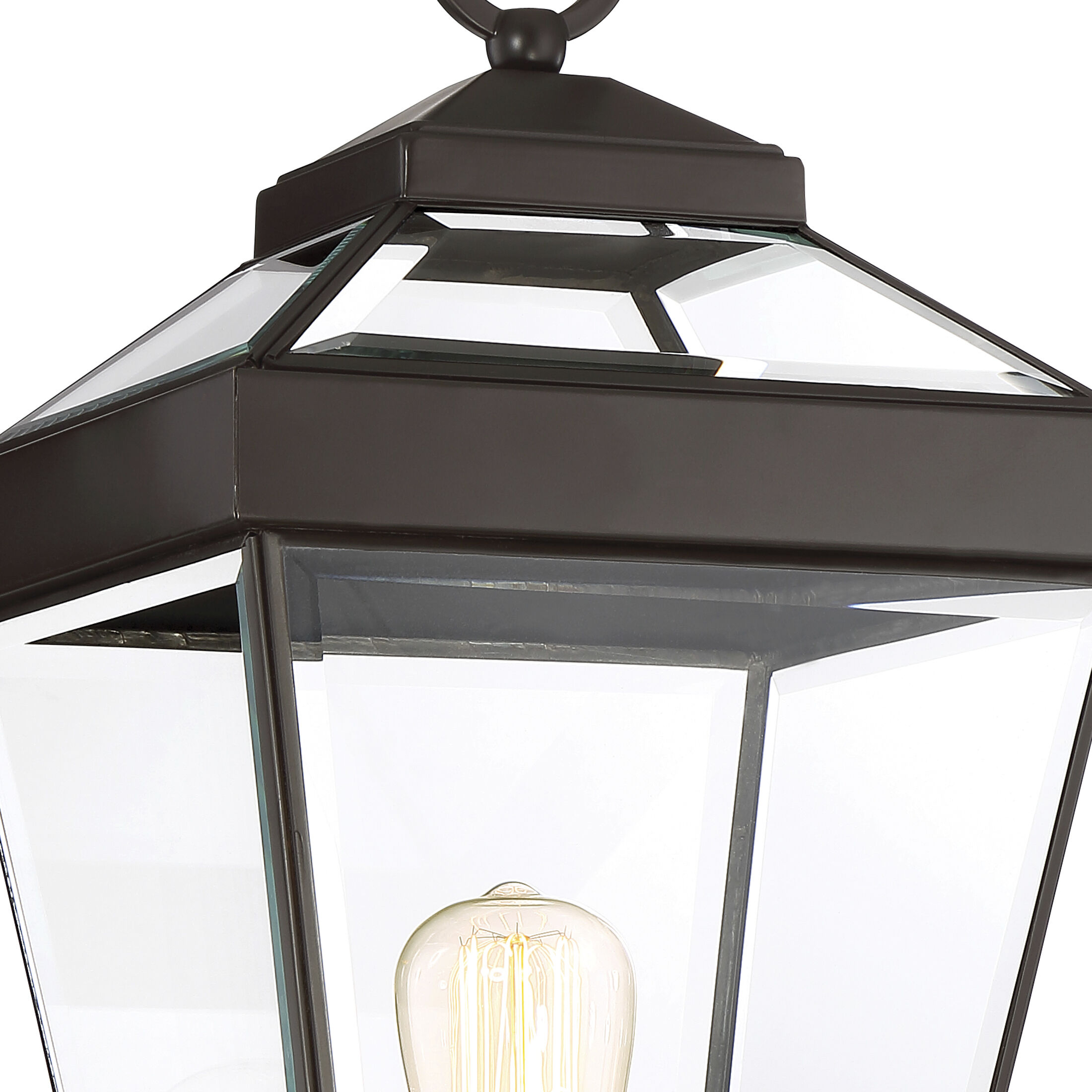 Ravine 1 Light 23 inch Western Bronze Outdoor Post Lantern