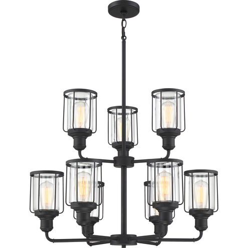 Ludlow 9 Light 28 inch Earth Black Chandelier Ceiling Light