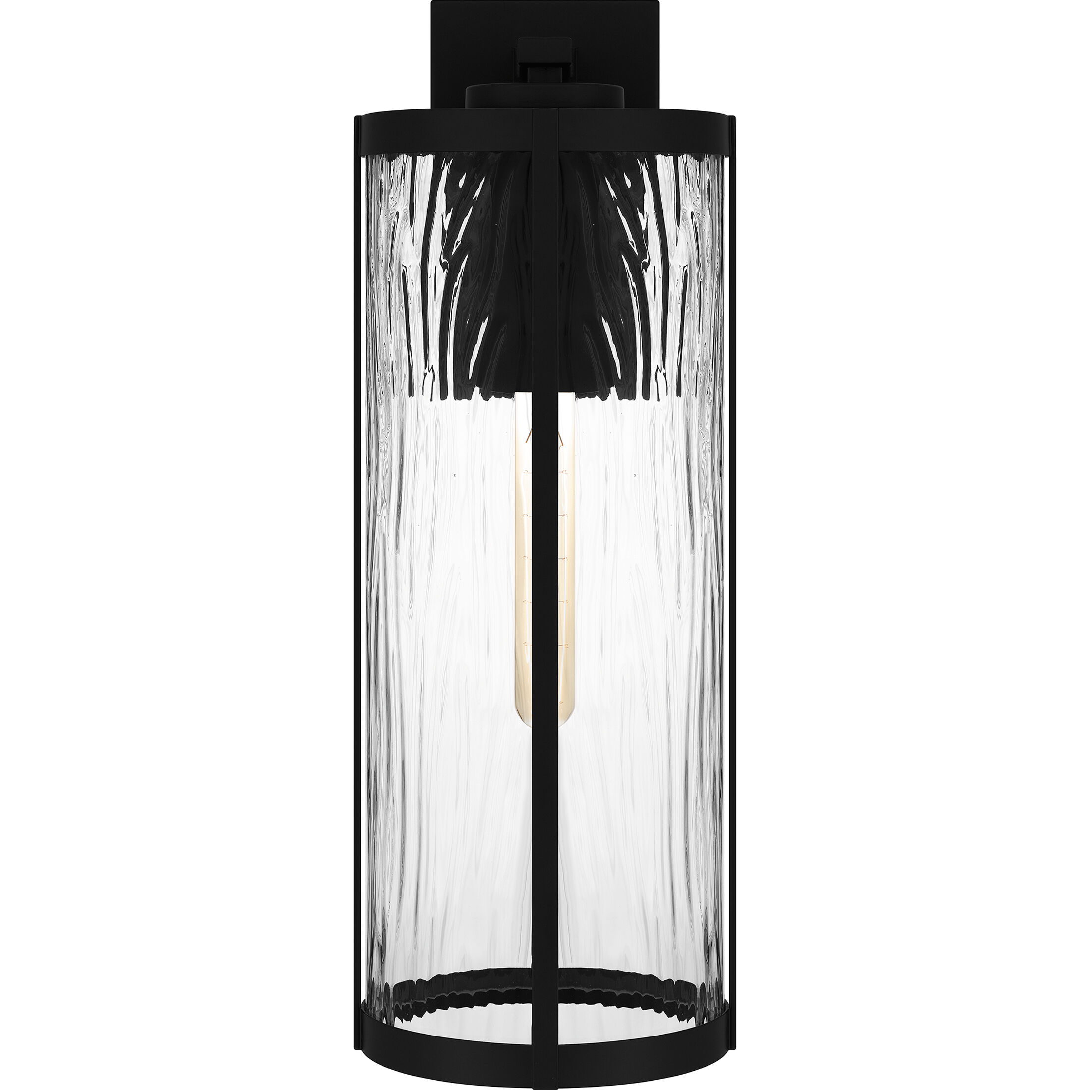 Culpo 1 Light 20 inch Matte Black Outdoor Wall Lantern