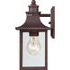 Chancellor 1 Light 12 inch Copper Bronze Outdoor Wall Lantern