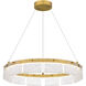 Alice LED 24.75 inch Brushed Gold Pendant Ceiling Light