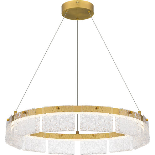 Alice LED 24.75 inch Brushed Gold Pendant Ceiling Light