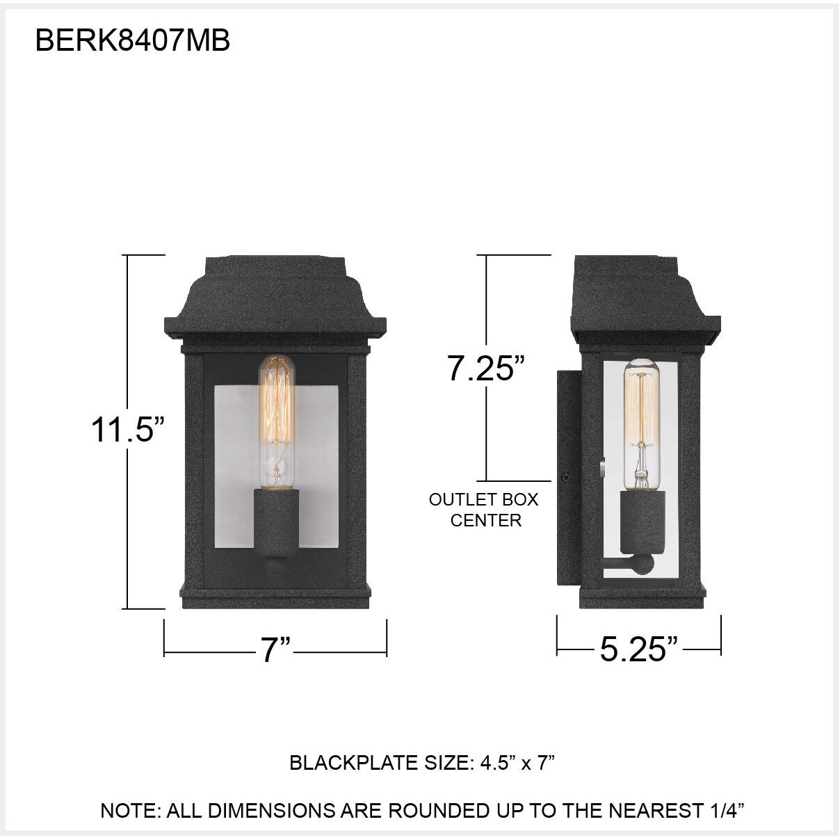 Berkley Outdoor Wall Lantern