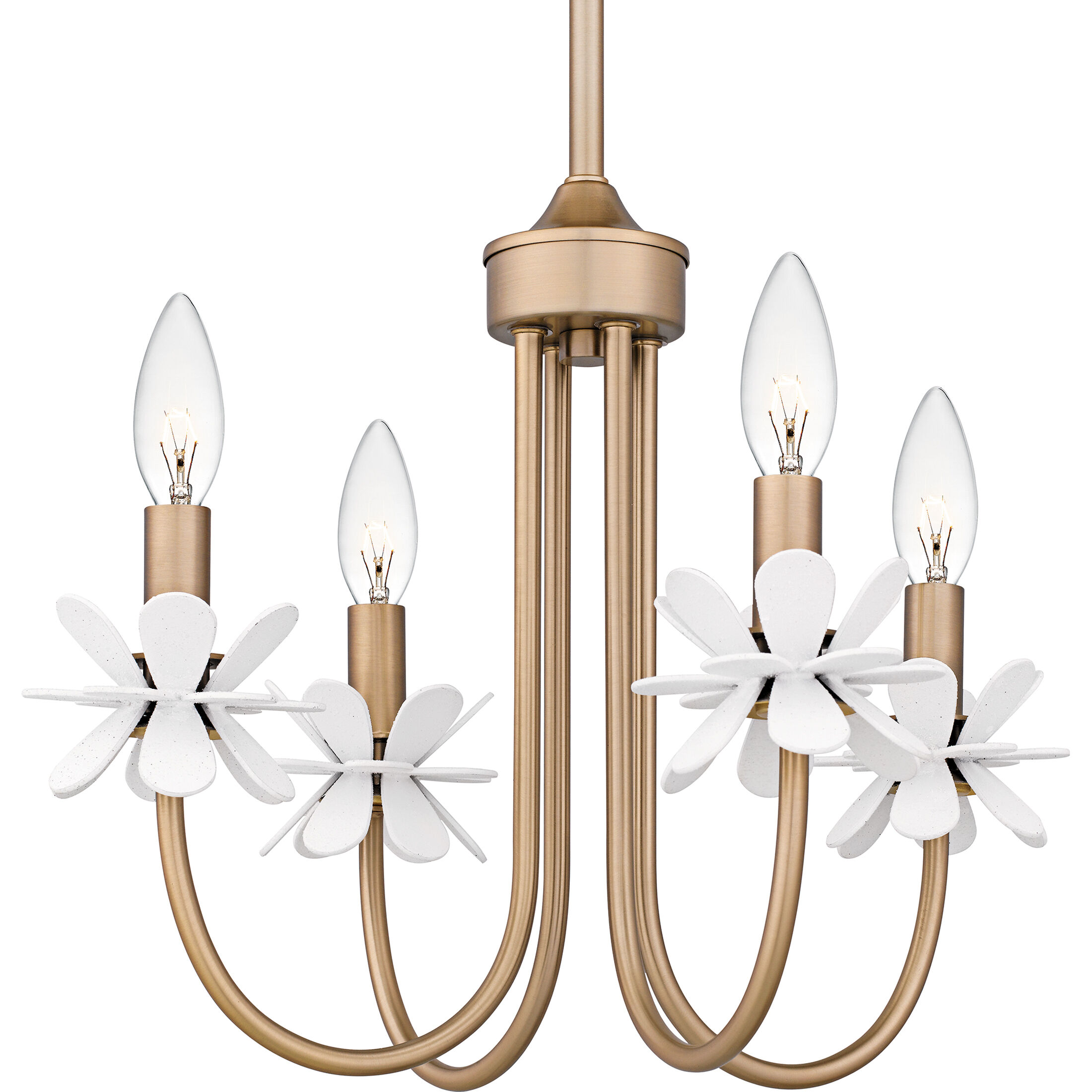 Remy 4 Light 16 inch Bronze Gold Chandelier Ceiling Light
