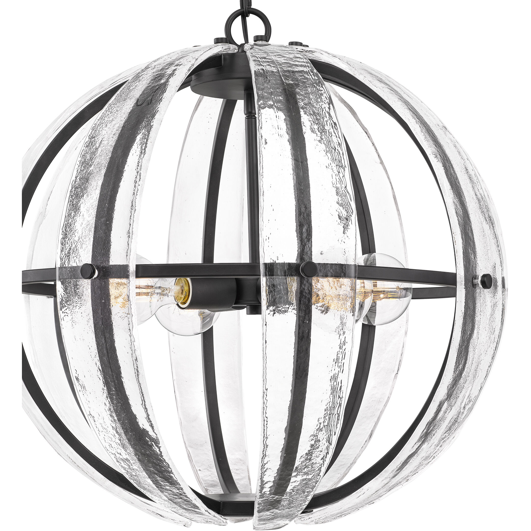 Dre 4 Light 22 inch Matte Black Pendant Ceiling Light