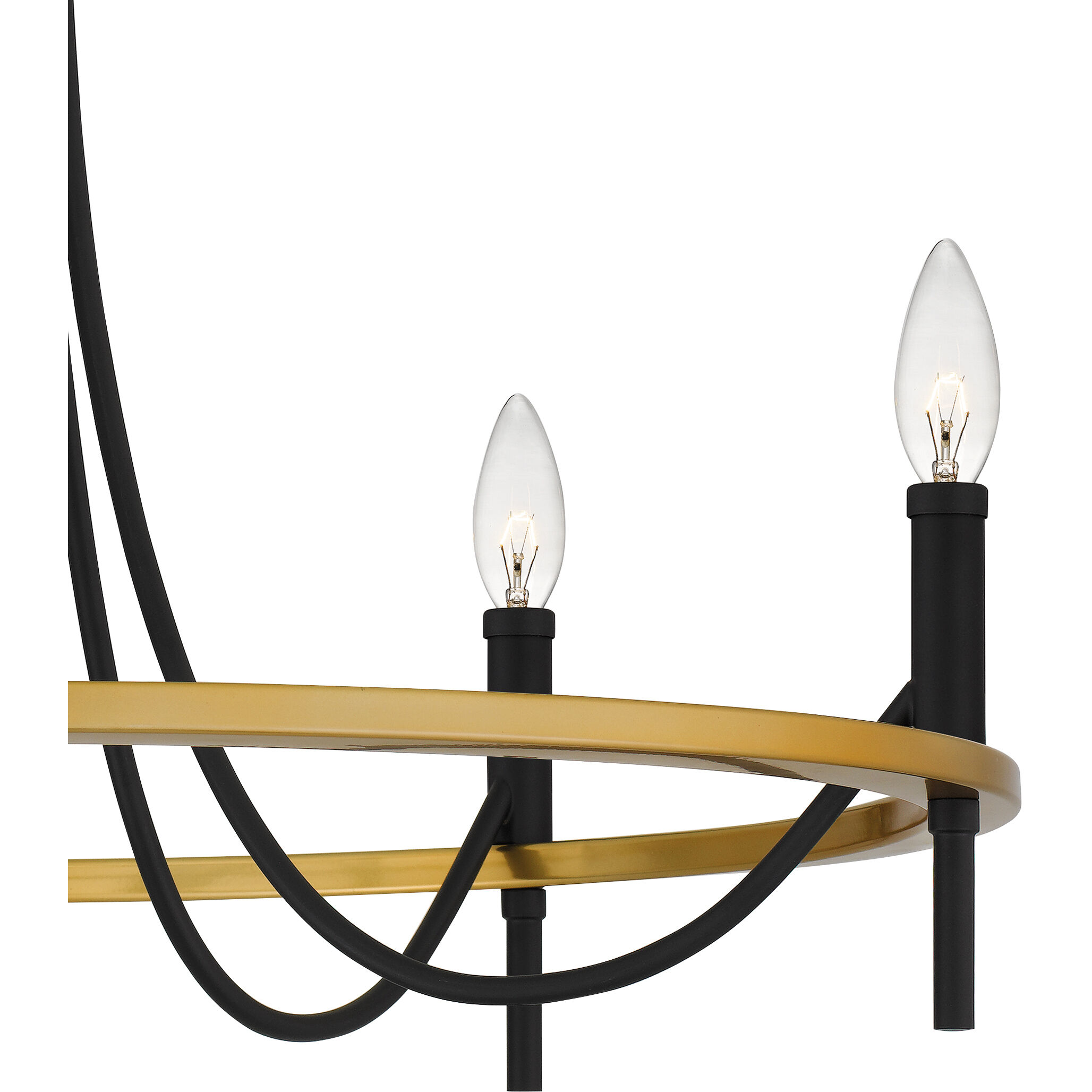 Legare 5 Light 26 inch Matte Black Chandelier Ceiling Light