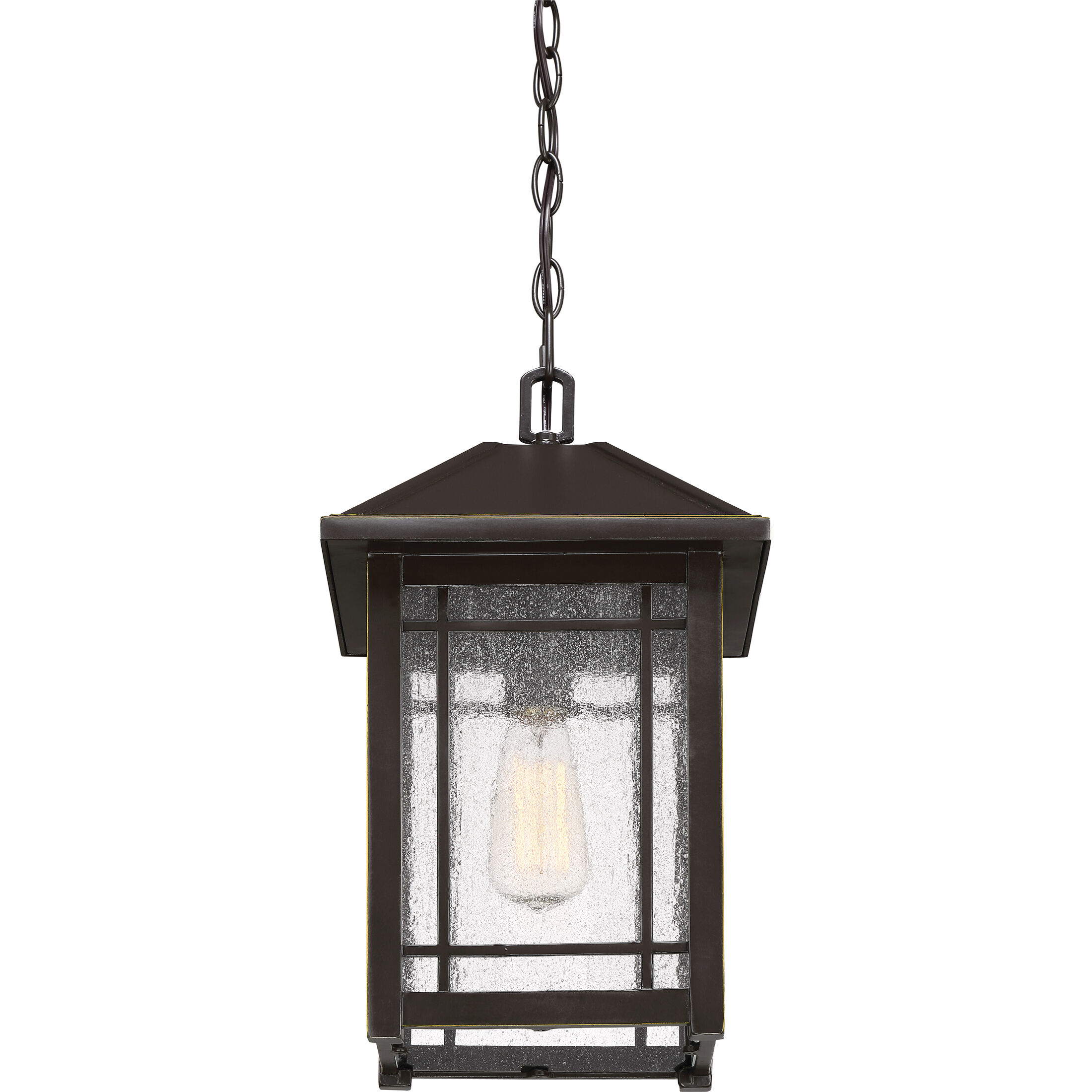 Cedar Point 1 Light 10 inch Palladian Bronze Outdoor Hanging Lantern