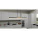 Colter LED 48 inch Brushed Gold Island Light Ceiling Light, Large