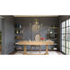 Cabry 8 Light 28 inch Brushed Weathered Brass Chandelier Ceiling Light