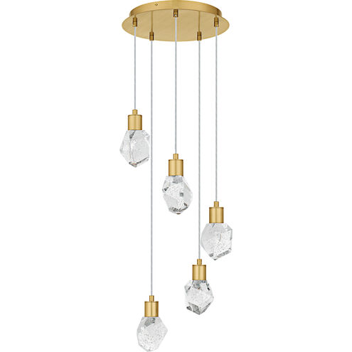 Skye LED 14.5 inch Brushed Gold Pendant Ceiling Light