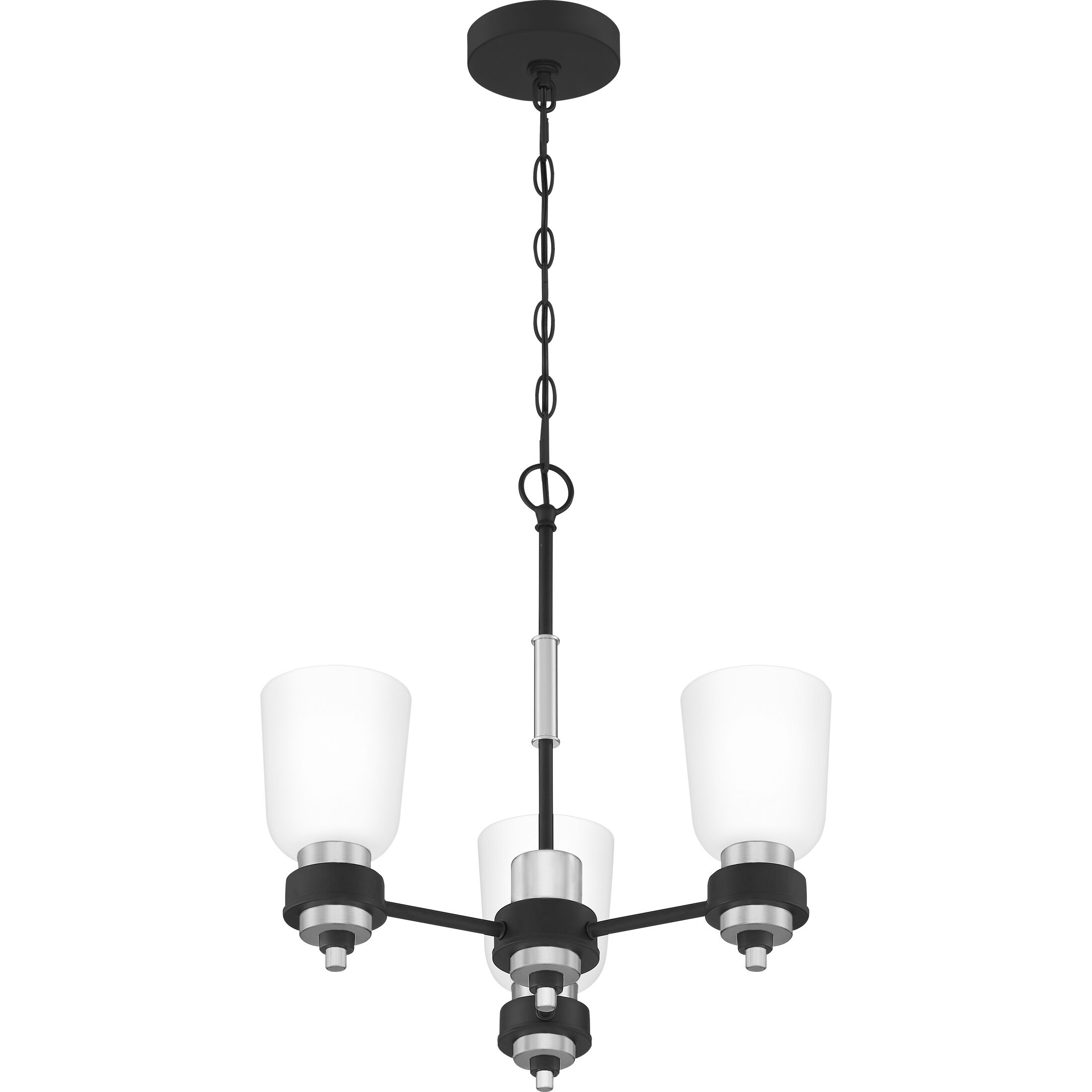 Conrad 3 Light 18.75 inch Brushed Nickel Chandelier Ceiling Light