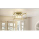 Dazzle LED 16 inch Soft Gold Semi-Flush Mount Ceiling Light