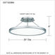 Outskirts LED 20 inch Brushed Nickel Semi-Flush Mount Ceiling Light