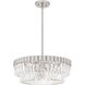 Starlight 4 Light 18.5 inch Brushed Nickel Pendant Ceiling Light, Large