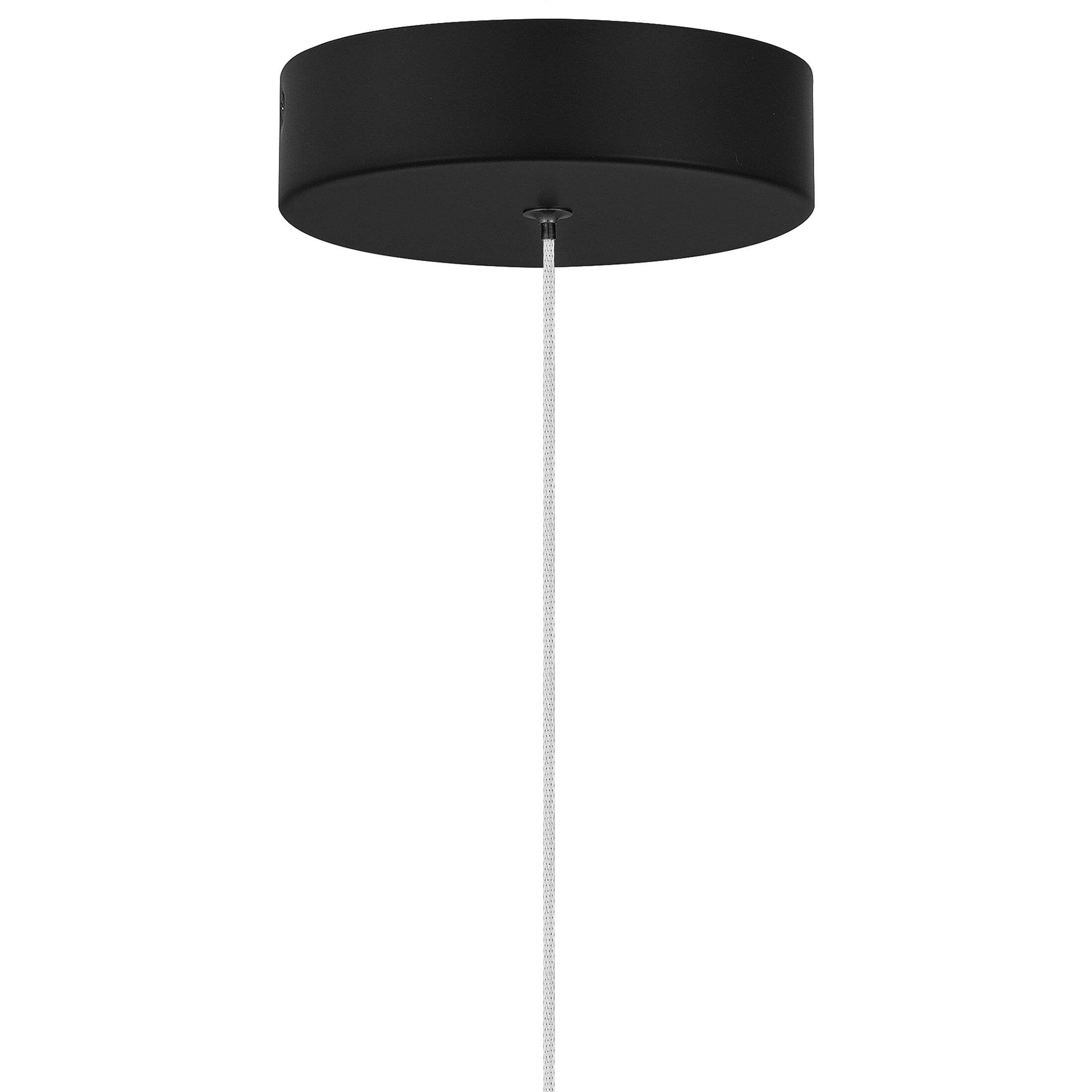 Calista LED 8 inch Matte Black Mini Pendant Ceiling Light
