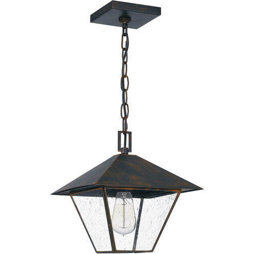 Corporal 1 Light 11 inch Industrial Bronze Outdoor Hanging Lantern