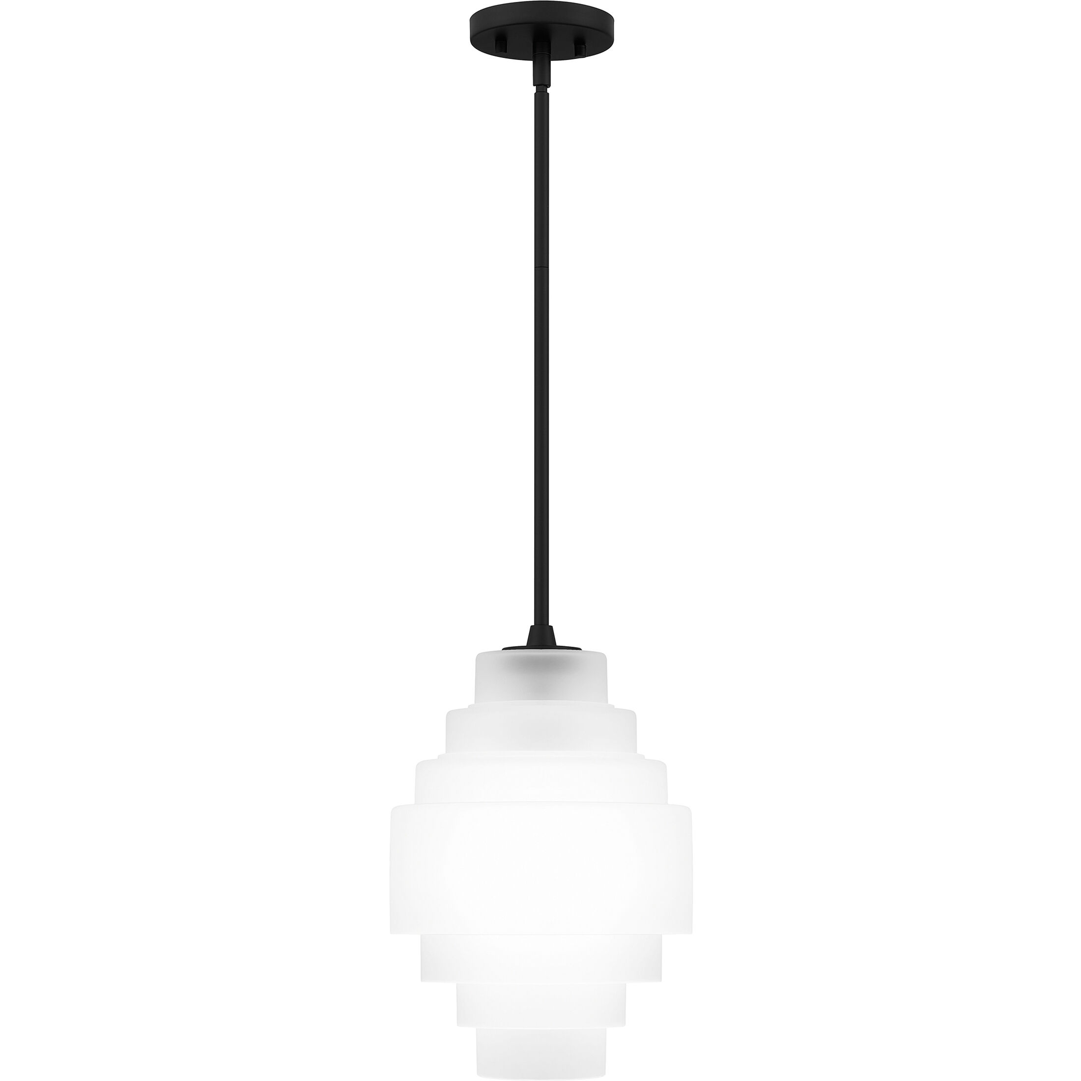 Driscoll 1 Light 10 inch Matte Black Mini Pendant Ceiling Light