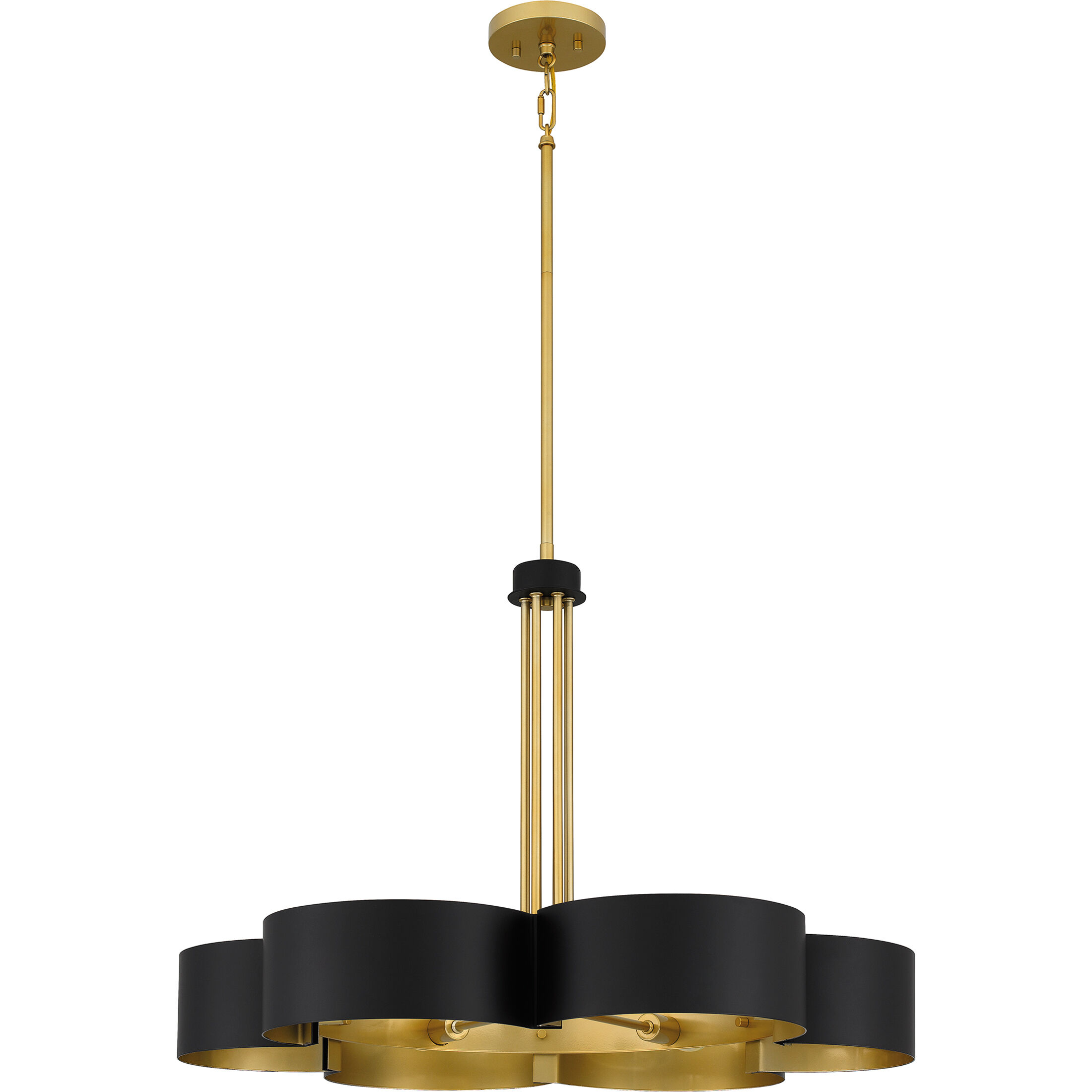 Quoizel BSM5028MBK Balsam 6 Light 28 inch Matte Black Chandelier Ceiling  Light
