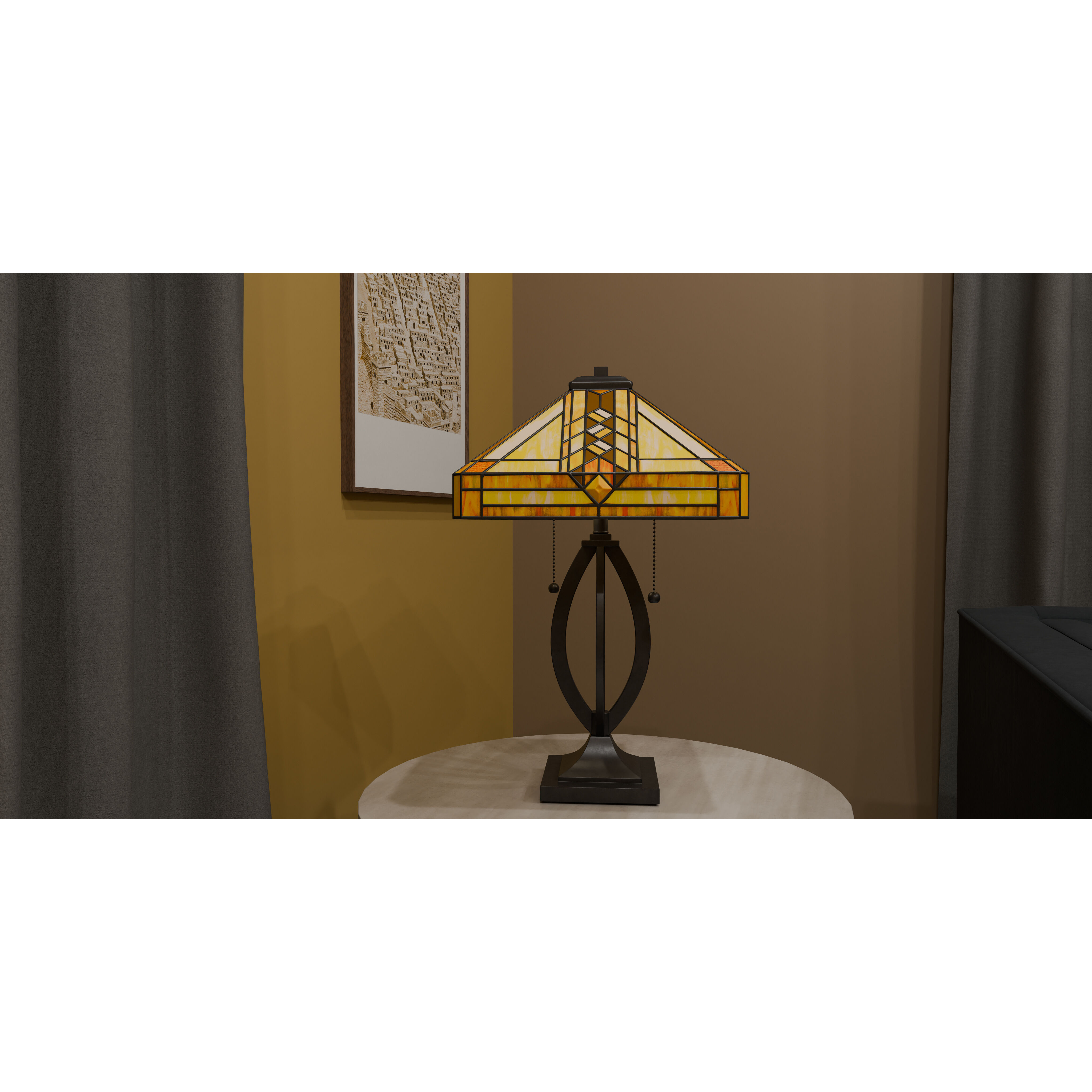 Yellowstone 22.75 inch 75.00 watt Matte Black Table Lamp Portable Light