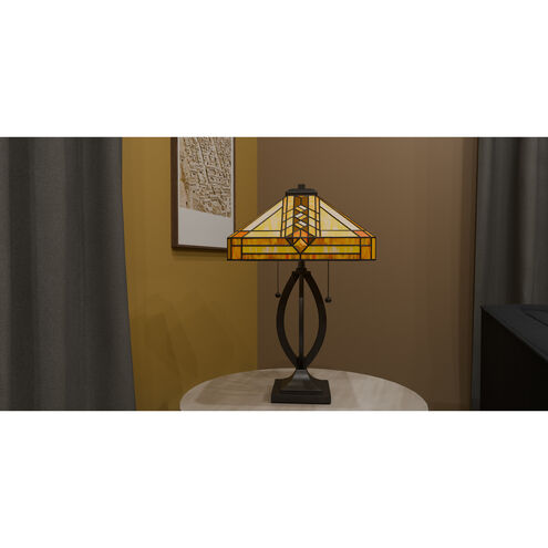 Yellowstone 22.75 inch 75.00 watt Matte Black Table Lamp Portable Light