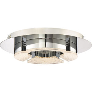 Lunette LED 12 inch Polished Chrome Flush Mount Ceiling Light