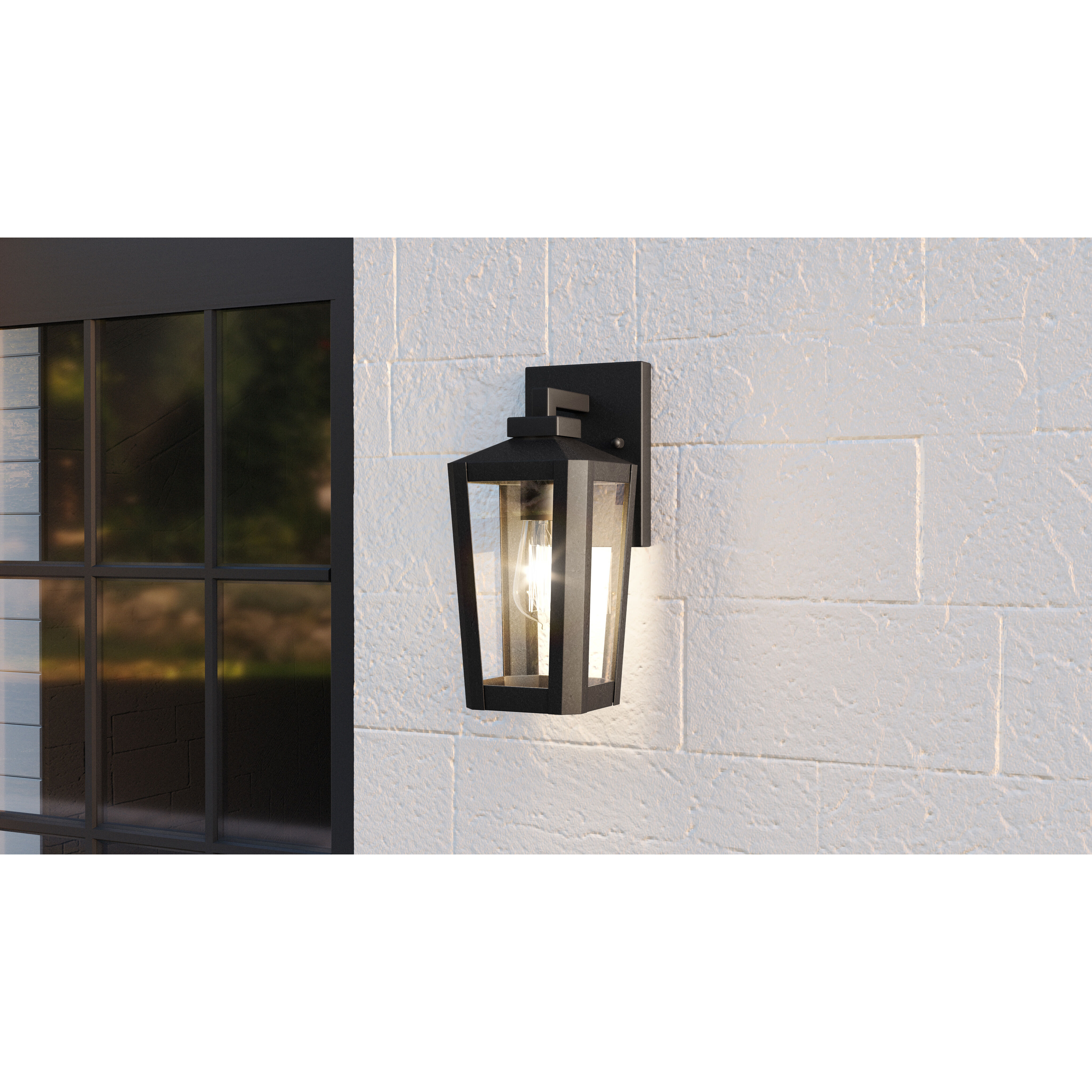Blomfield 1 Light 13 inch Matte Black Outdoor Wall Lantern