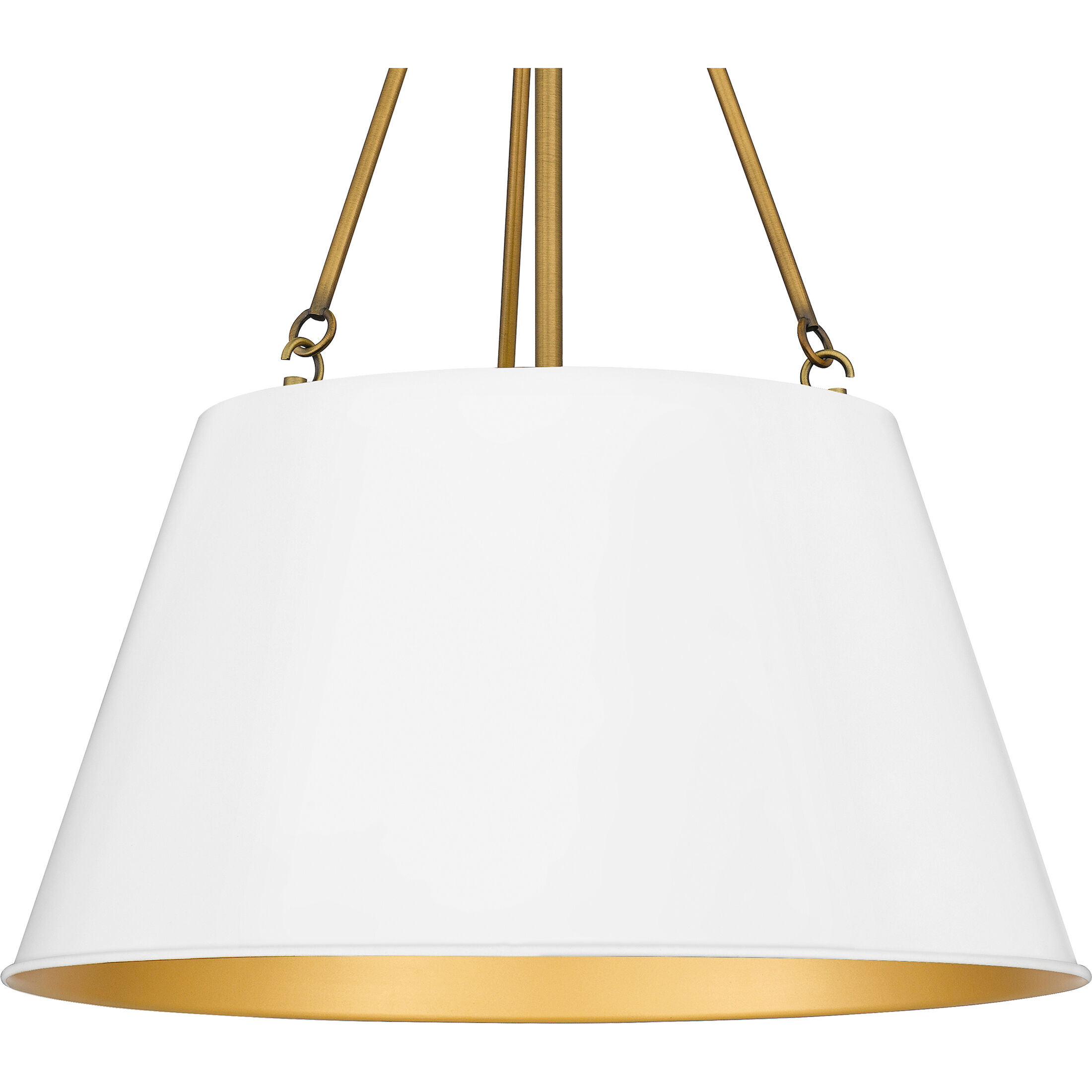 Quoizel QP5597W Aberdale 4 Light 19 inch White Lustre