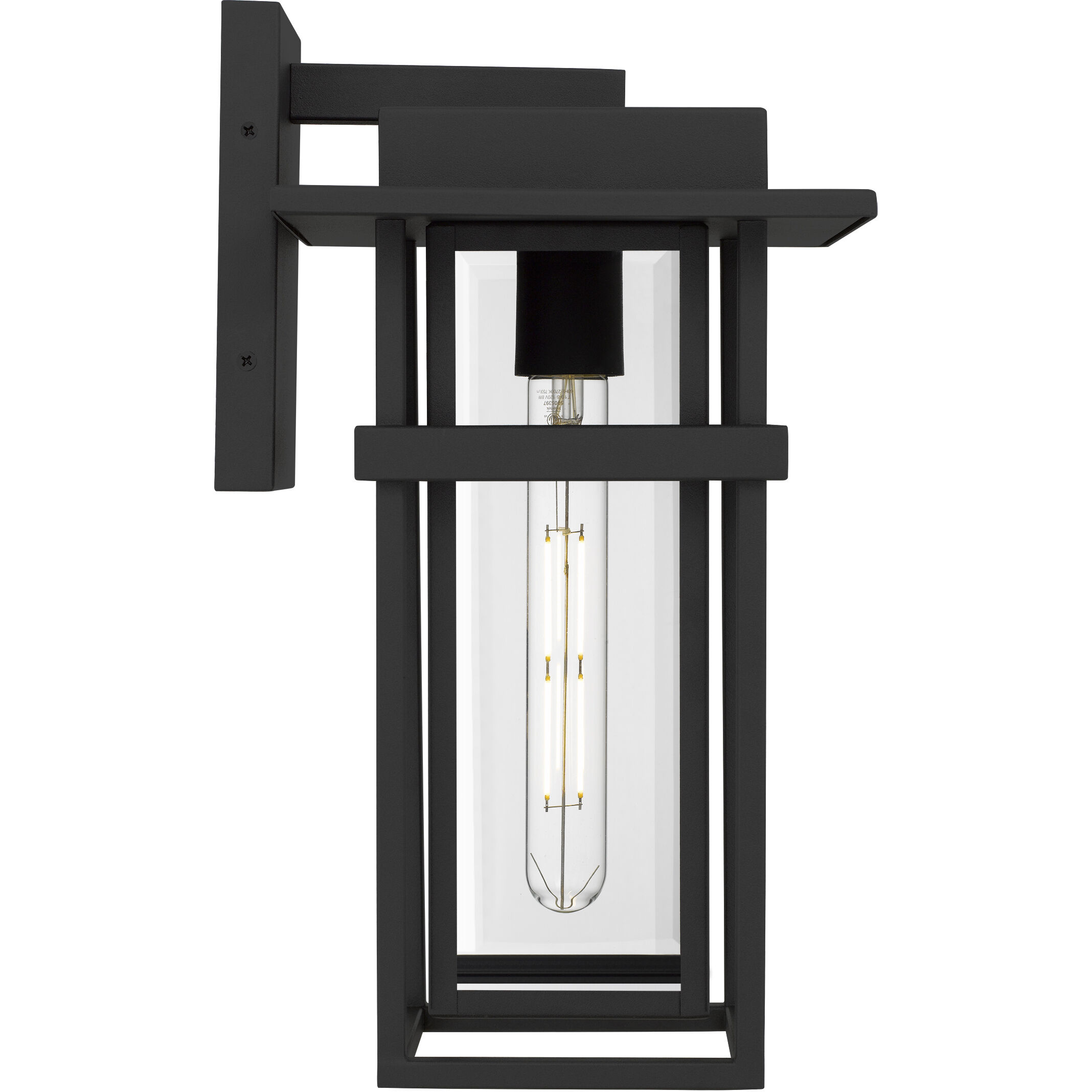 Morgan 1 Light 14.75 inch Earth Black Outdoor Wall Lantern