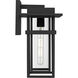Morgan 1 Light 14.75 inch Earth Black Outdoor Wall Lantern