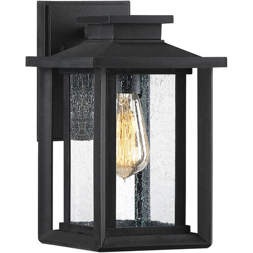 Wakefield 1 Light 11 inch Earth Black Outdoor Wall Lantern