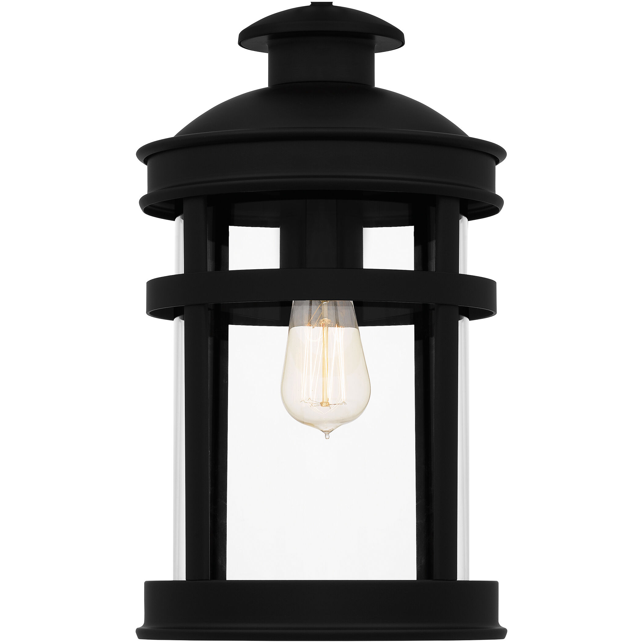 Scout 1 Light 9.5 inch Matte Black Mini Pendant Ceiling Light, Small