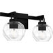 Celina 2 Light 16 inch Matte Black Bath Light Wall Light, Medium