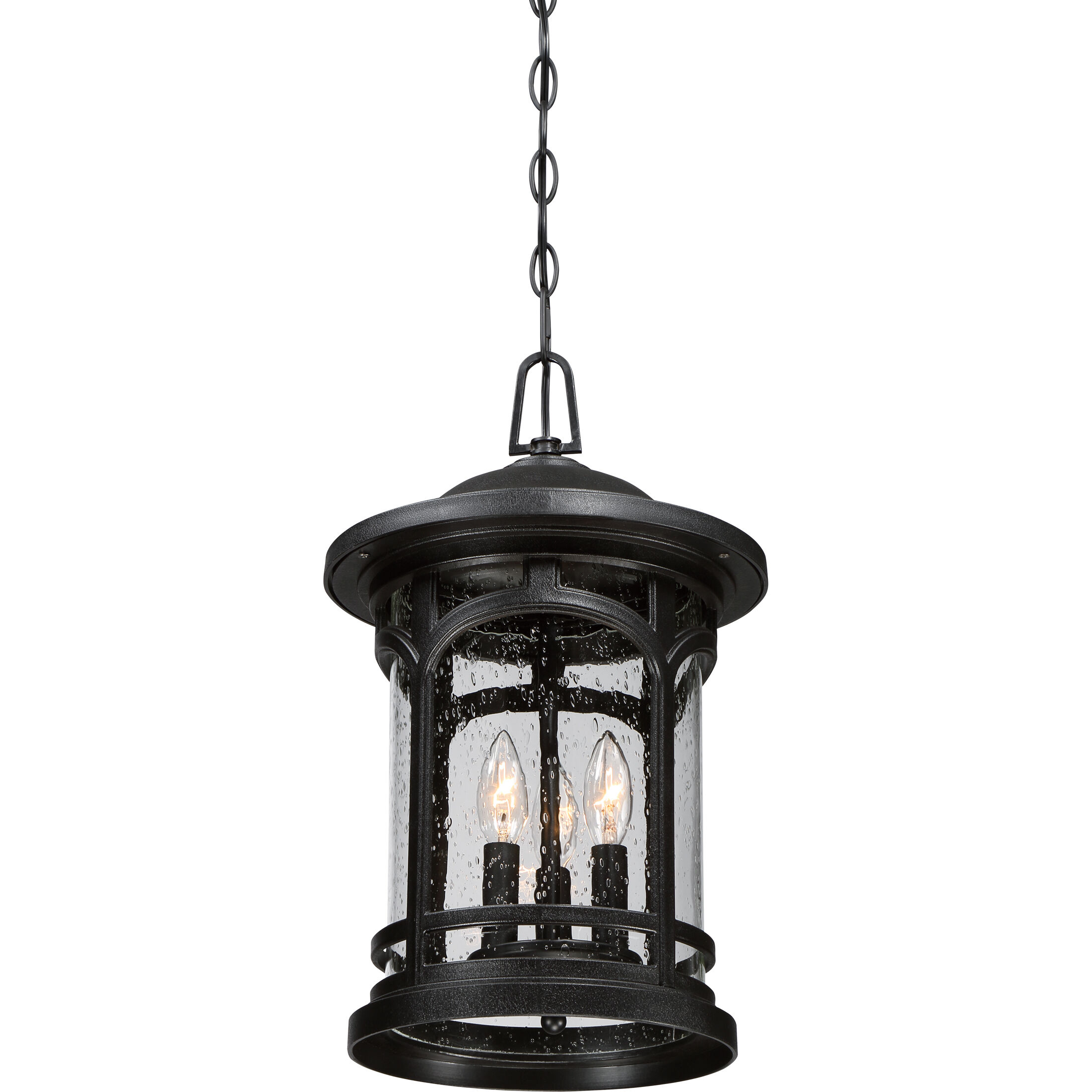 Marblehead 3 Light 11 inch Mystic Black Outdoor Hanging Lantern