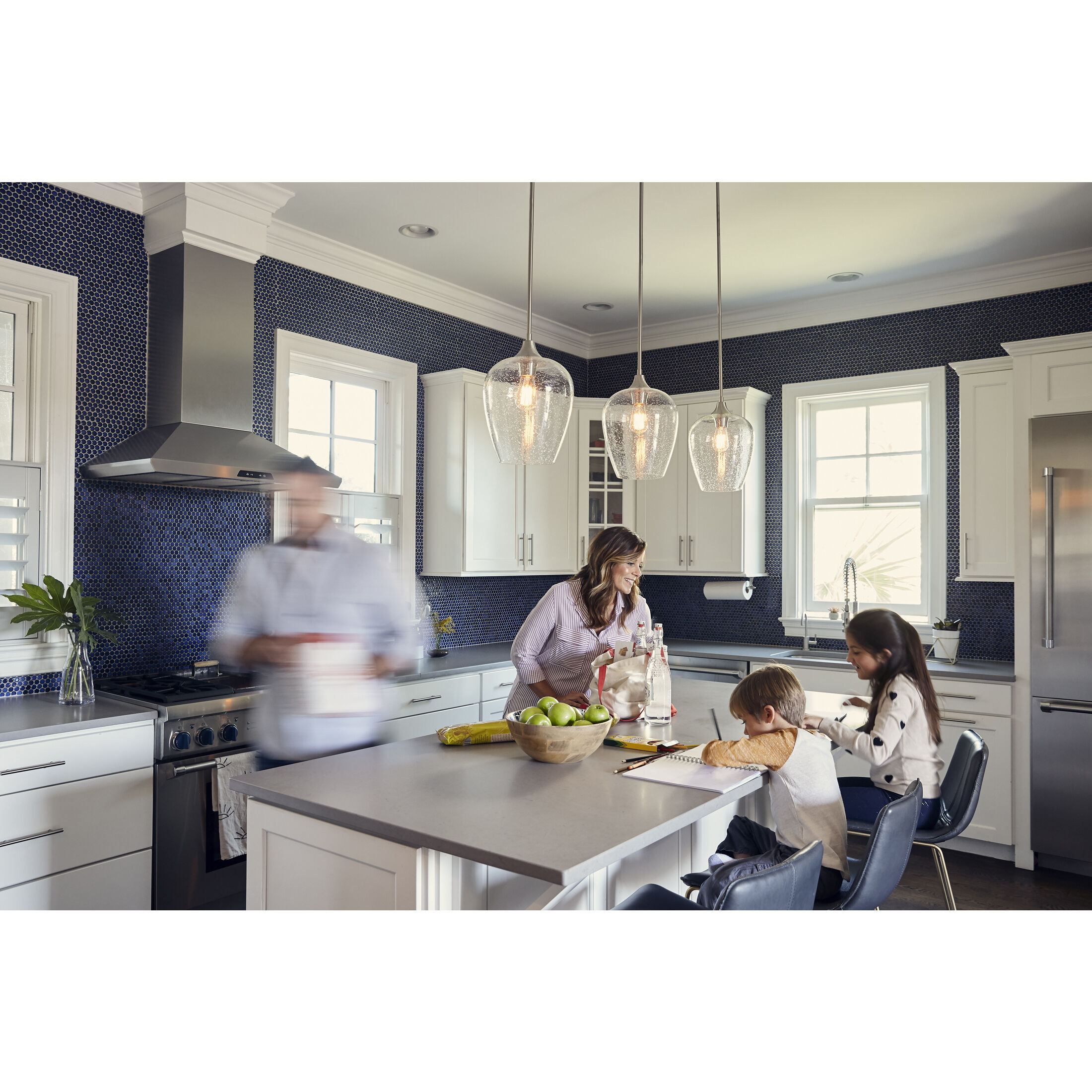 Quoizel TWE1510BN Towne 1 Light 10 inch Brushed Nickel Mini