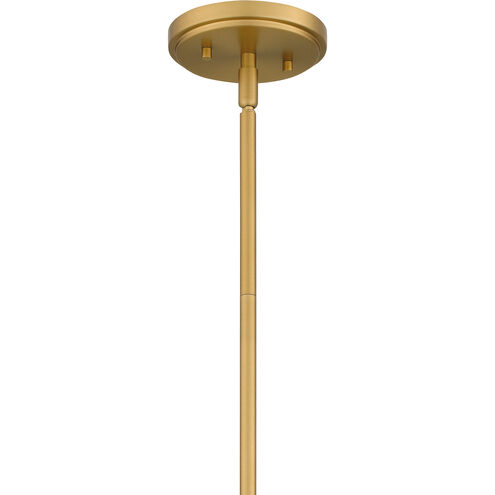 Dupree 1 Light 10 inch Brushed Weathered Brass Mini Pendant Ceiling Light