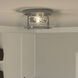 Trilogy 2 Light 12 inch Brushed Nickel Flush Mount Ceiling Light