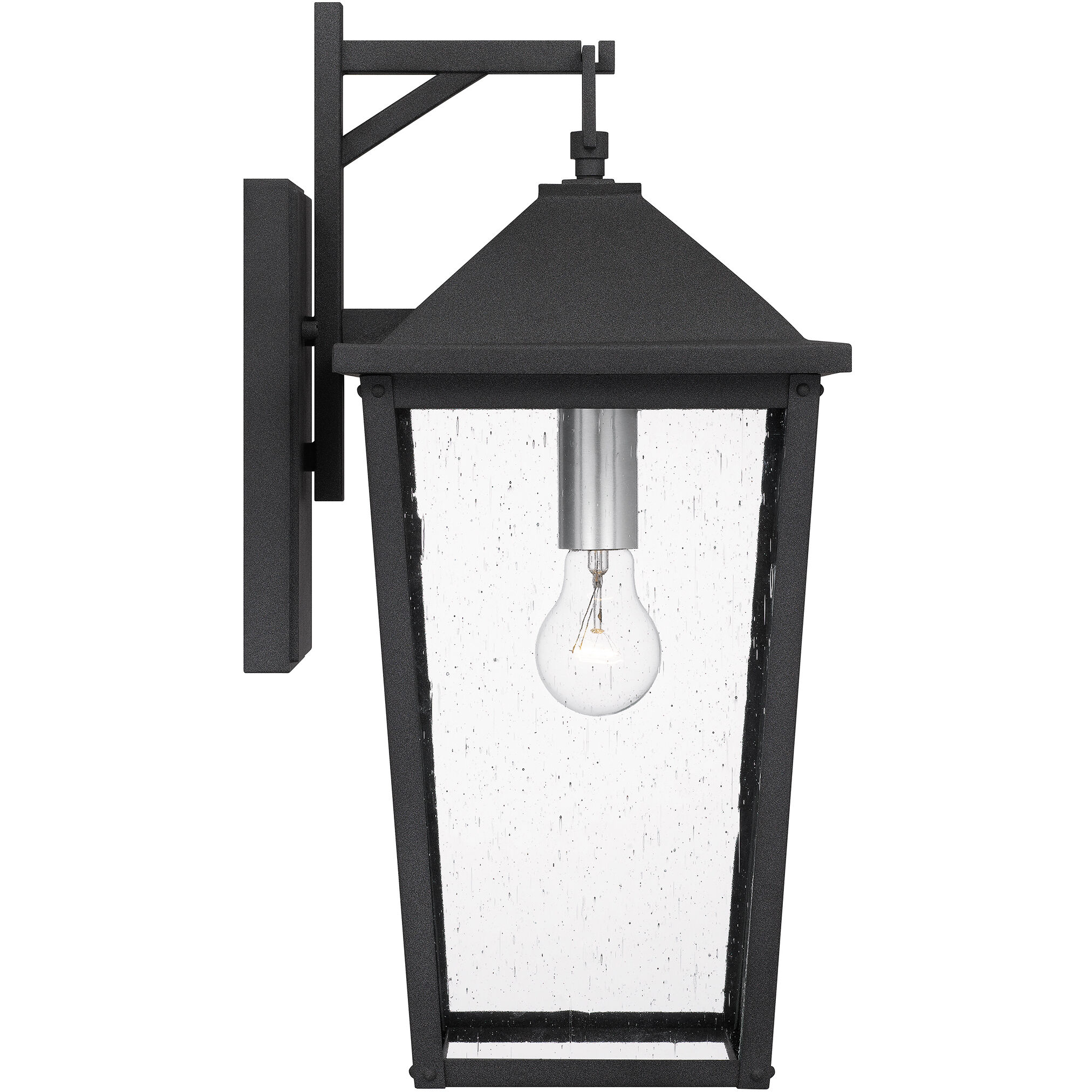 Stoneleigh 1 Light 20 inch Mottled Black Outdoor Wall Lantern