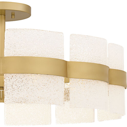 Sweeney 6 Light 30 inch Soft Gold Semi-Flush Mount Ceiling Light, Extra Large