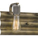 Spinnaker 3 Light 23 inch Statuary Bronze Bath Light Wall Light