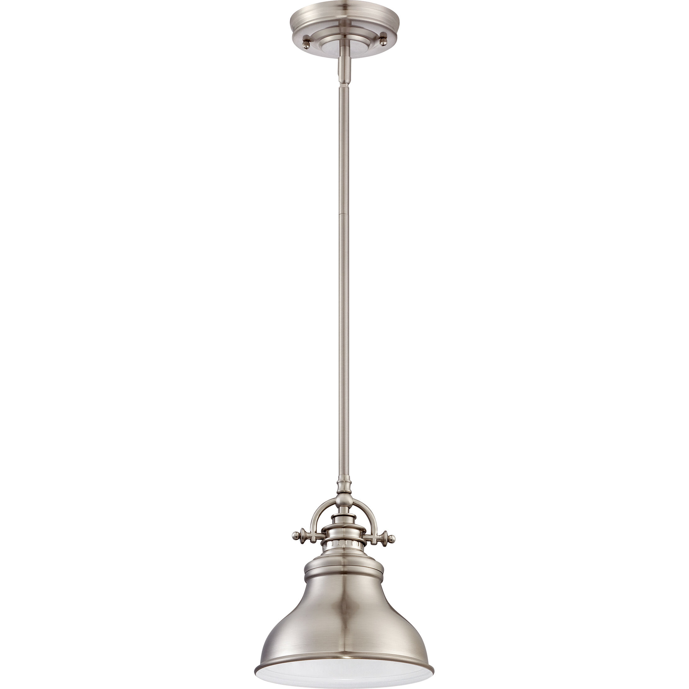 Emery 1 Light 8 inch Brushed Nickel Mini Pendant Ceiling Light