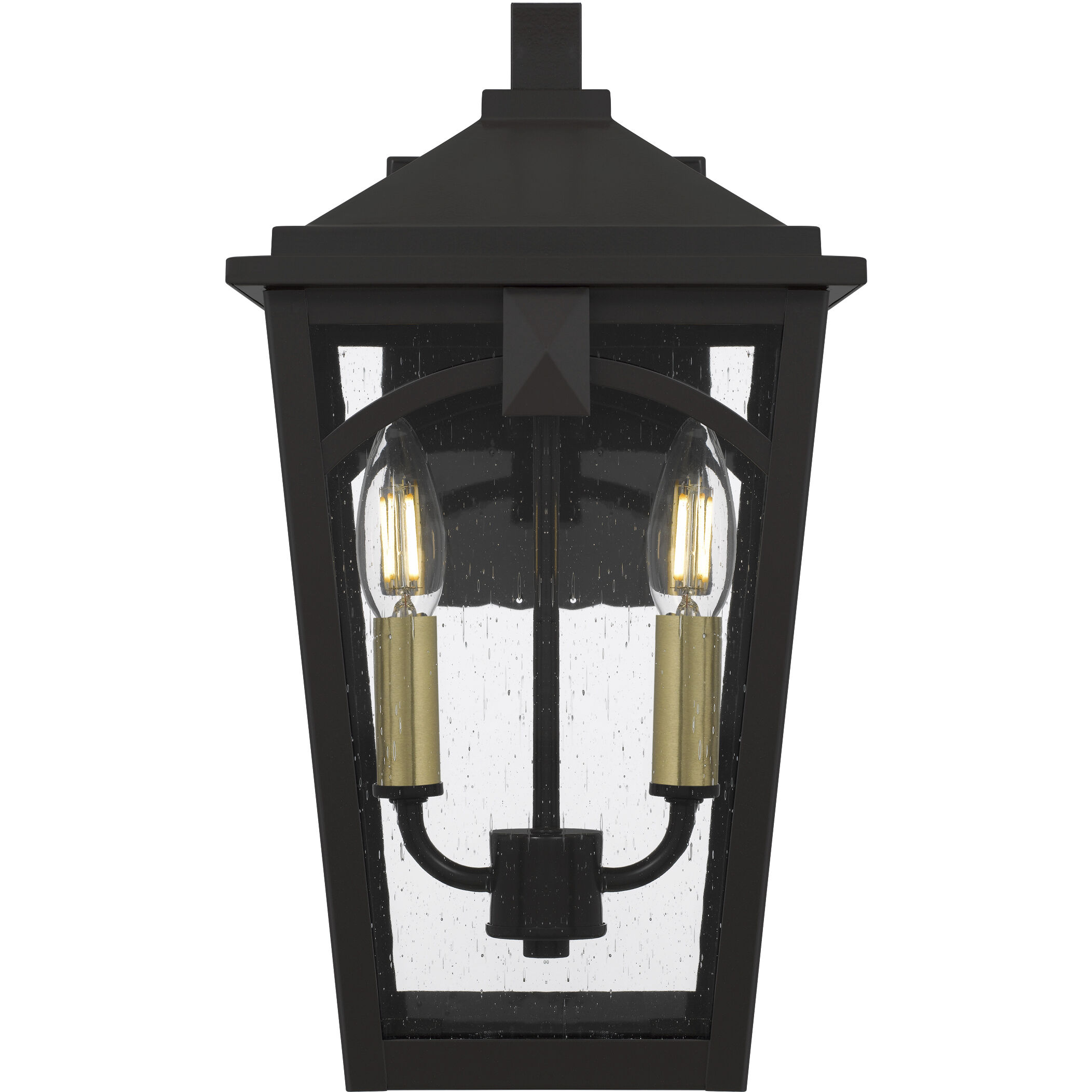 Jaxon 2 Light 14.5 inch Western Bronze Outdoor Wall Lantern