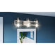 Bartley 3 Light 24 inch Brushed Nickel Bath Light Wall Light
