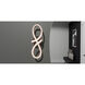 Xena LED 6 inch Matte Black Wall Sconce Wall Light, Small