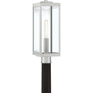 Westover 1 Light 21 inch Stainless Steel Outdoor Post Lantern