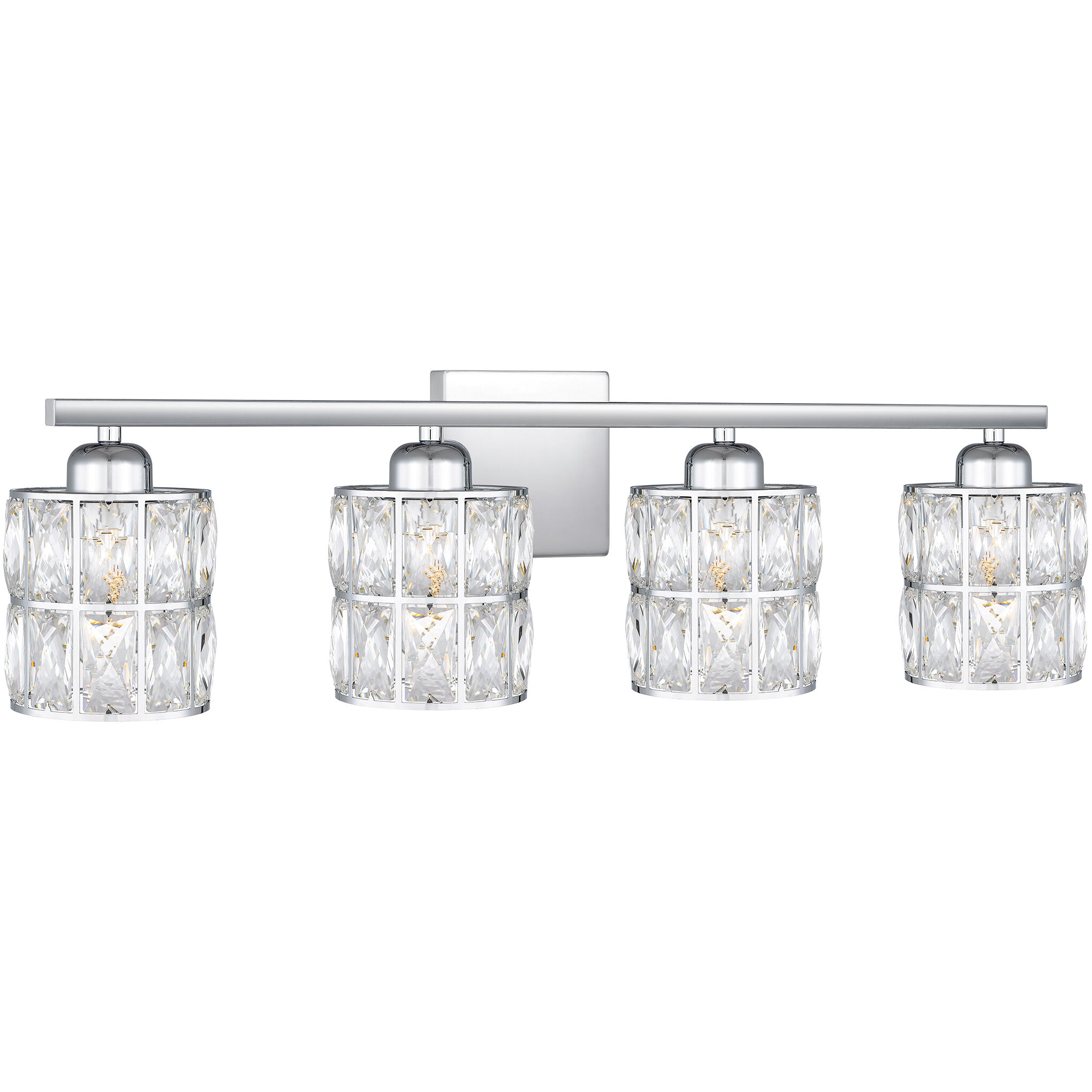 Gibson 4 Light 30 inch Polished Chrome Bath Light Wall Light