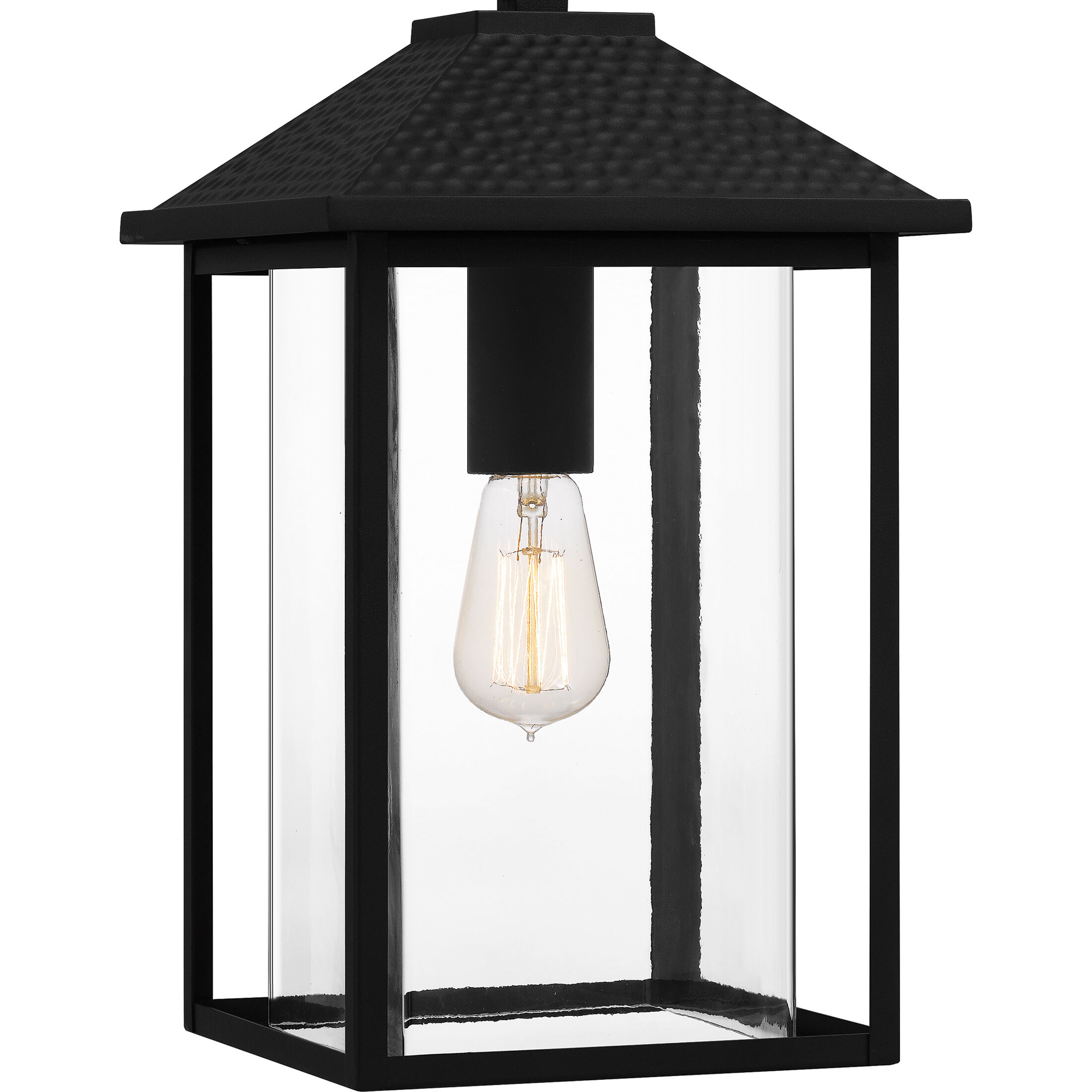 Fletcher 1 Light 10 inch Earth Black Outdoor Hanging Lantern