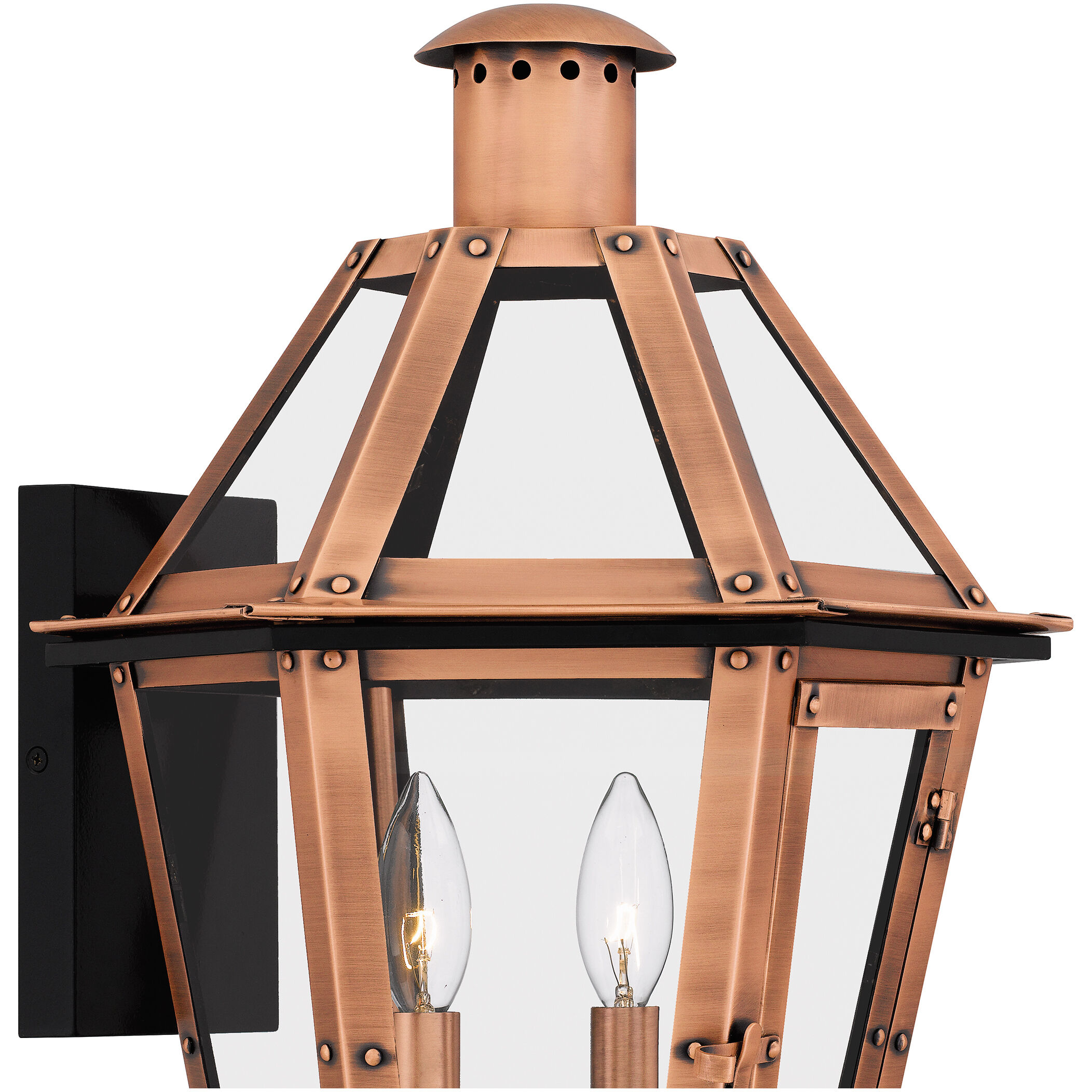 Quoizel BURD8413AC Burdett 2 Light 18 inch Aged Copper Quoizel BURD8413AC Burdett 2 Light 18 inch Aged Copper